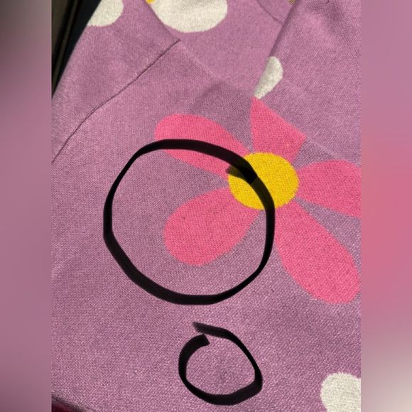 NWT Disney Parks Daisy Duck Flower Knit Pullover Sweatshirt Sweater Plus Size 3X - Picture 10 of 16